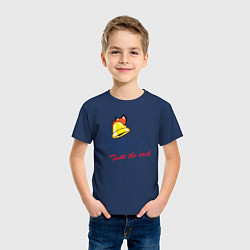 Футболка хлопковая детская CLUCKIN BELL GTA, цвет: тёмно-синий — фото 2
