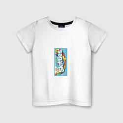 Детская футболка Skittles Голубой