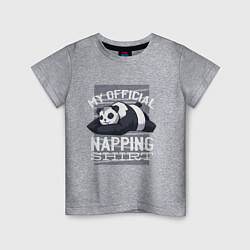 Детская футболка My Official Napping Shirt