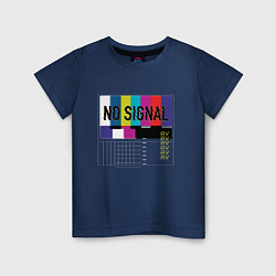 Детская футболка Vaporwave No Signal TV