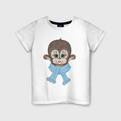 Детская футболка Обезьянка малышка
