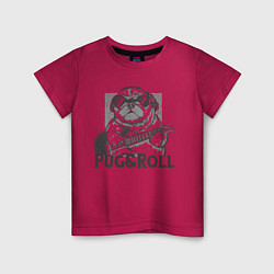 Детская футболка Pug & Roll