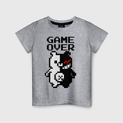 Детская футболка MONOKUMA GAME OVER