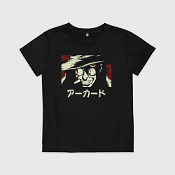 Футболка хлопковая детская Хеллсинг, цвет: черный