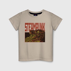 Детская футболка Стимпанк Дино Steampunk T-Rex Z