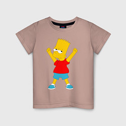 Детская футболка Барт Симпсон
