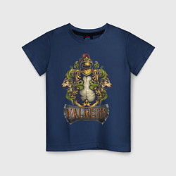 Детская футболка Valheim рыцарь и львы