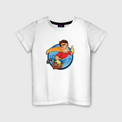 Детская футболка Супер Строитель