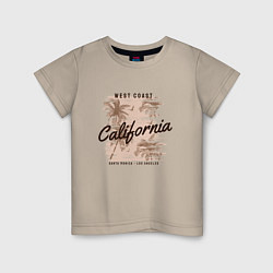Детская футболка Калифорния лето