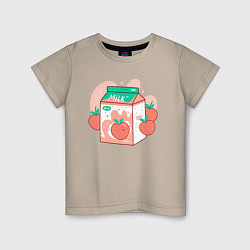 Детская футболка Коробка персикового молока