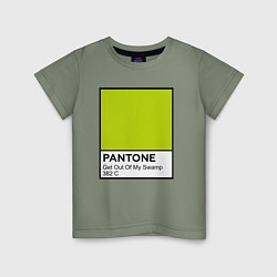 Детская футболка Shrek: Pantone Color