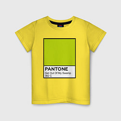 Детская футболка Shrek: Pantone Color