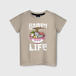 Детская футболка Ramen life