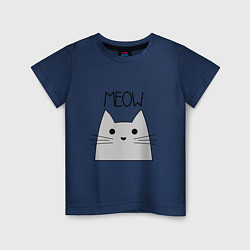 Детская футболка Котик - Мяу