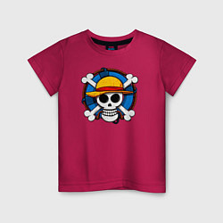 Детская футболка Пиратский знак из One Piece