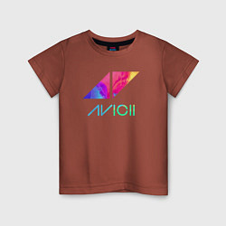 Детская футболка AVICII RAIBOW