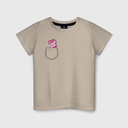 Детская футболка Pinkie Dance в кармане