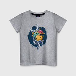 Детская футболка Космонавт и планеты