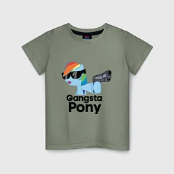 Детская футболка Gangsta pony