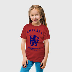 Футболка хлопковая детская Chelsea Est. 1905, цвет: красный — фото 2