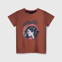 Детская футболка Девушка - пантера StayWild