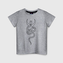 Детская футболка Лунная змея