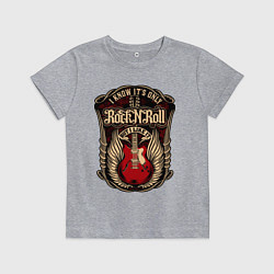 Детская футболка Гитара и крылья РОК