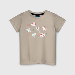 Детская футболка Коты