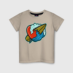 Детская футболка Любовь к серфингу