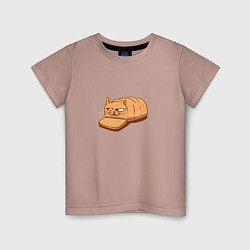 Детская футболка Кот хлеб - Bread Cat