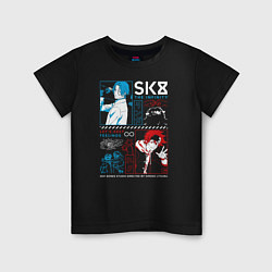 Детская футболка SK8 the Infinity Рэки и Ланга