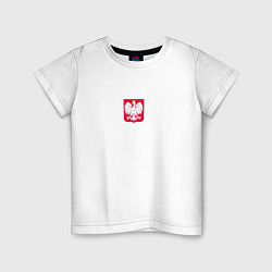 Детская футболка Польша форма домашняя