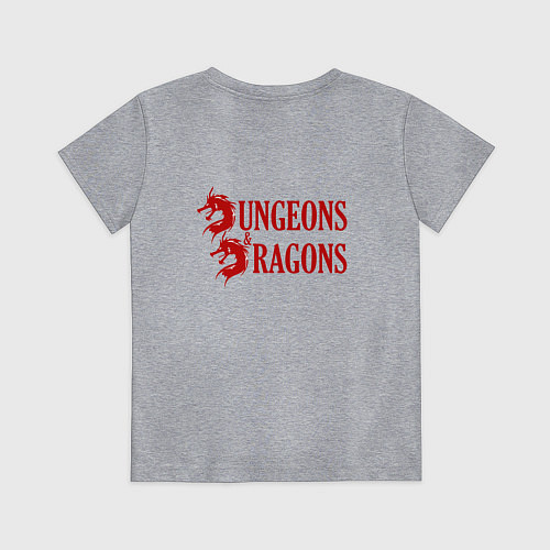 Детская футболка Dungeons and Dragons Драконы / Меланж – фото 2