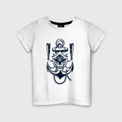 Детская футболка Капитан моряк