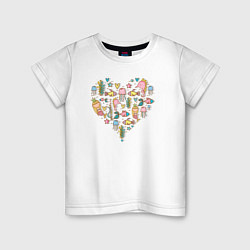 Детская футболка Сердце океана