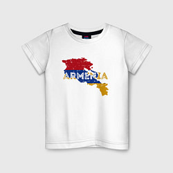 Детская футболка Armenia Map