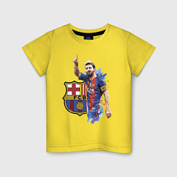 Детская футболка Lionel Messi Barcelona Argentina!