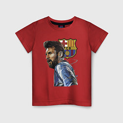 Детская футболка Lionel Messi Barcelona Argentina Striker