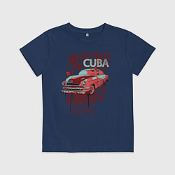 Футболка хлопковая детская Cuba Libre, цвет: тёмно-синий