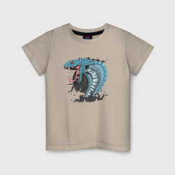 Детская футболка Голова змеи