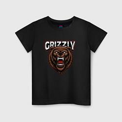 Детская футболка Медведь Grizzly