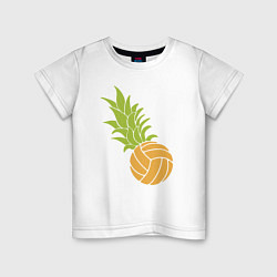 Детская футболка Волейбольный ананас