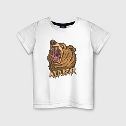 Детская футболка Дикий медведь