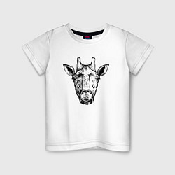 Детская футболка Голова жирафа
