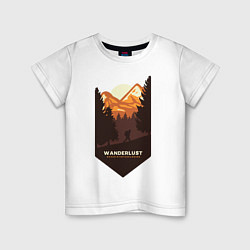 Детская футболка Один в горах