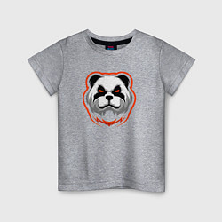 Детская футболка Панда с красными глазами