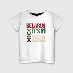 Детская футболка ДНК - Беларусь