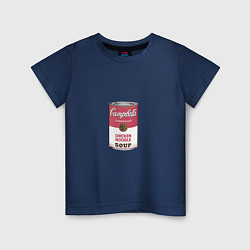 Детская футболка Энди Уорхол - Банка супа