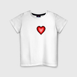 Детская футболка Пиксельное Сердце