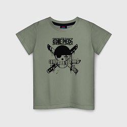 Детская футболка Веселый Роджер Зоро One Piece